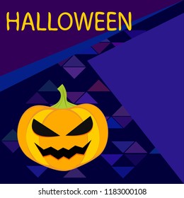 Halloween pumpkin vector background