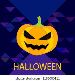 Halloween pumpkin vector background