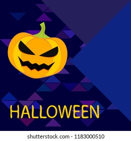 Halloween pumpkin vector background