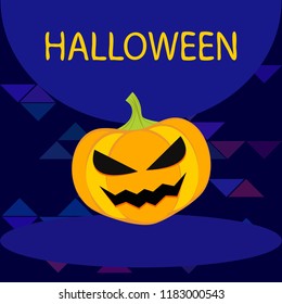 Halloween pumpkin vector background