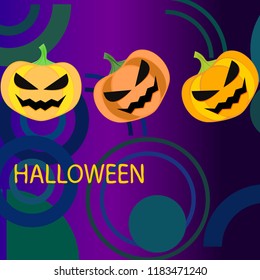 Halloween pumpkin vector background Halloween pumpkin vector background