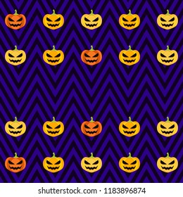 Halloween pumpkin vector background