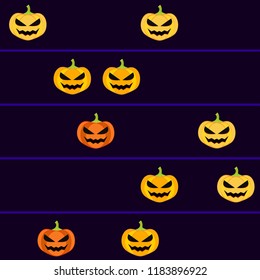 Halloween pumpkin vector background