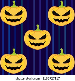 Halloween pumpkin vector background