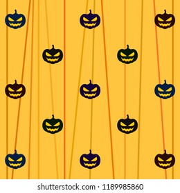 Halloween pumpkin vector background