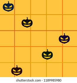 Halloween pumpkin vector background
