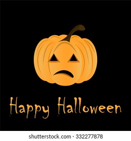Halloween pumpkin vector background