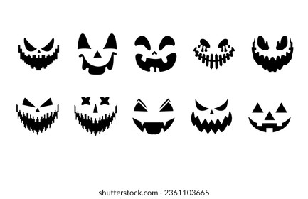 Halloween Pumpkin Vector Bundle - Halloween Vector and Clip Art