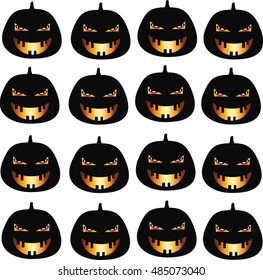Halloween pumpkin vector design.

