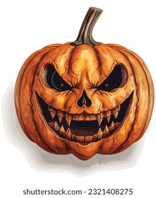 Halloween Pumpkin vector design illustration 