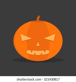 Halloween pumpkin. Vector. EPS10