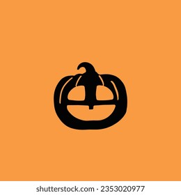 Halloween pumpkin vector flat icon