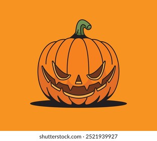 halloween pumpkin vector. halloween pumpkin flat vector. halloween pumpkin illustration. Halloween Party