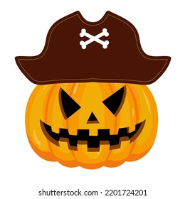 Halloween pumpkin vector. Happy Halloween. Jack o lantern pumpkins. Hand drawn flat halloween pumpkin illustration. 