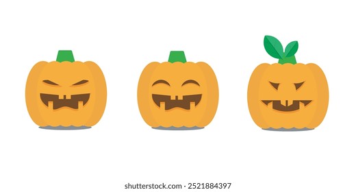 Halloween Vector de calabaza Vacaciones Navidad 
