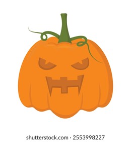 Halloween Pumpkin Vector Illustration - 01