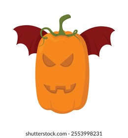 Halloween Pumpkin Vector Illustration - 03