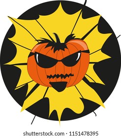 Halloween pumpkin vector illustration