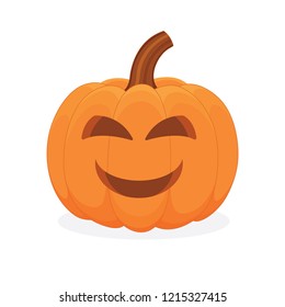 Halloween pumpkin. Pumpkin vector illustration.