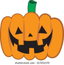 Halloween Pumpkin - Vector Illustration