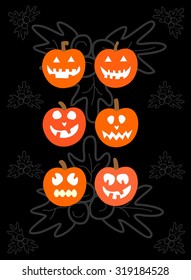 Halloween pumpkin vector illustration