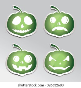 Halloween pumpkin - Vector illustration