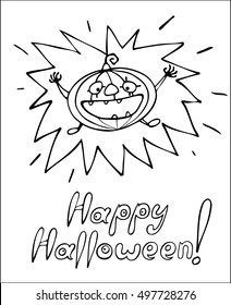 Halloween pumpkin vector. Illustration of Halloween pumpkin.