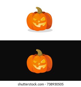 Halloween pumpkin vector illustration