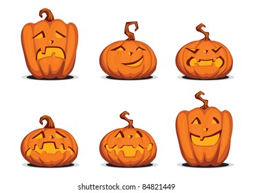 Halloween pumpkin vector illustration