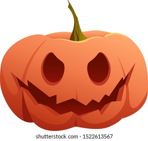 Halloween Pumpkin. Halloween. Vector illustration. EPS 10.
