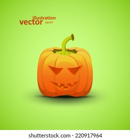 Halloween Pumpkin, Vector Illustration eps10, Graphic Concept For Your Design.