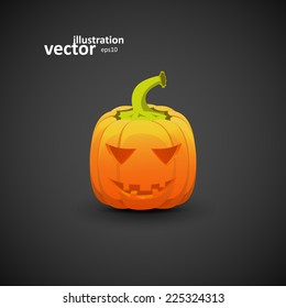 Halloween Pumpkin, Vector Illustration eps10, Graphic Concept For Your Design.