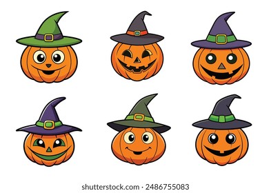 halloween pumpkin vector illustration, halloween pumpkin isolated on white, pumpkin vector art