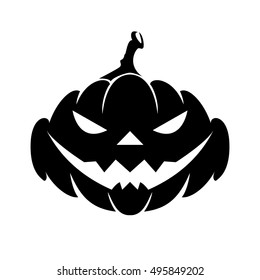 Halloween pumpkin vector Illustration isolated on white background