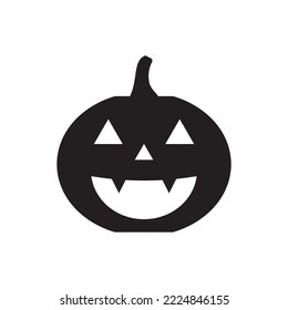 Halloween pumpkin. Vector Illustration symbol