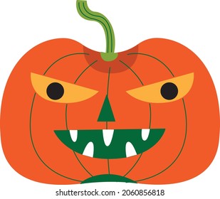 halloween pumpkin vector illustration  wow