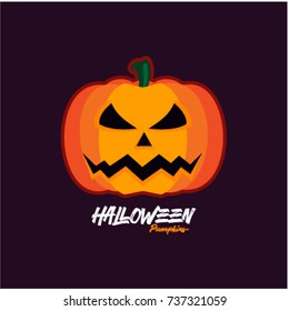 Halloween pumpkin vector illustrations
