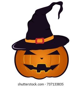 'Halloween pumpkin' vector for stickers or etc.