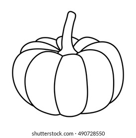 halloween  pumpkin vector symbol icon design. Beautiful illustration isolated on white background
