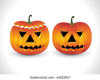 Halloween pumpkin wallpaper 1 vector illustration
