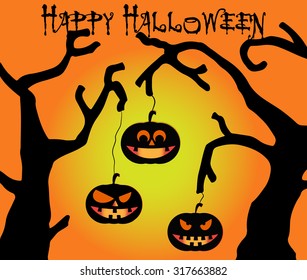 Halloween Pumpkins background