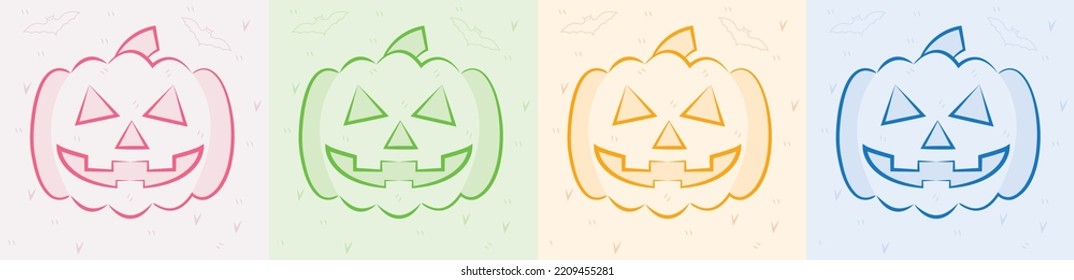 Halloween pumpkins, pumpkins of card, pumpkins, Happy Halloween party, pumpkins, Halloween Background