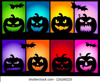 Halloween Pumpkins Colors