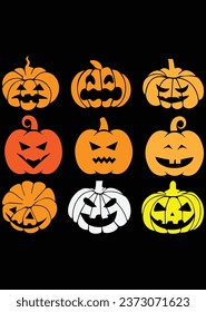 
Halloween Pumpkins eps eps cut file for cutting machine