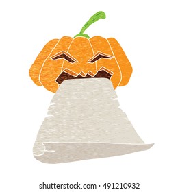 Halloween pumpkins - illustration