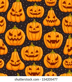 Halloween pumpkins pattern