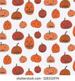 Halloween pumpkins pattern