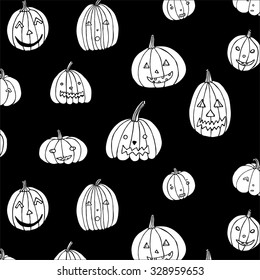 Halloween pumpkins pattern