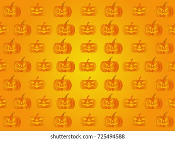 Halloween pumpkins pattern