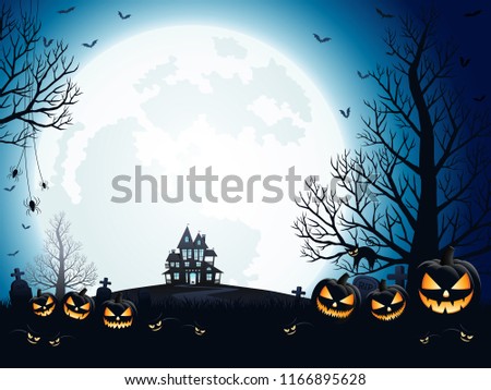 Similar – Image, Stock Photo house and lantern backlit
